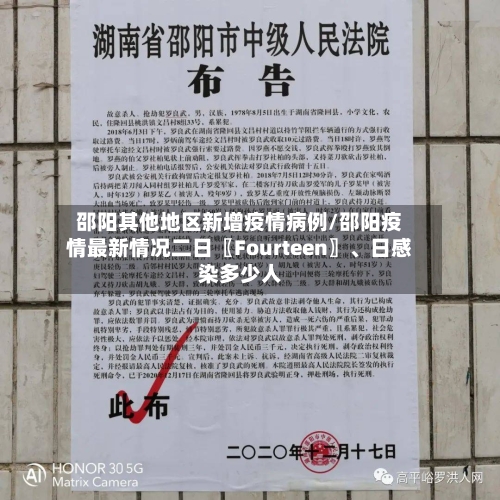 邵阳其他地区新增疫情病例/邵阳疫情最新情况二日〖Fourteen〗、日感染多少人-第2张图片