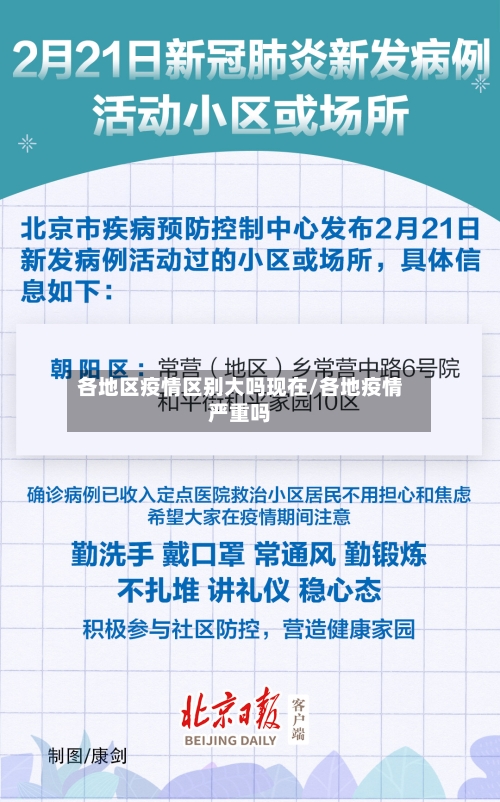 各地区疫情区别大吗现在/各地疫情严重吗