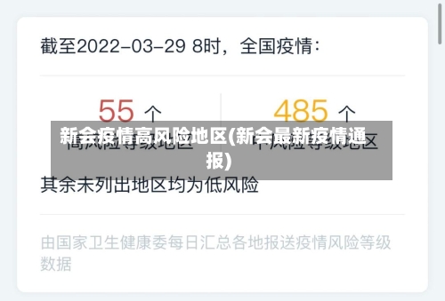 新会疫情高风险地区(新会最新疫情通报)