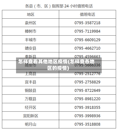怎样查看其他地区疫情(怎样查各地区的疫情)-第2张图片