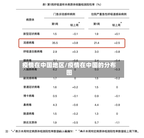 疫情在中国地区/疫情在中国的分布图