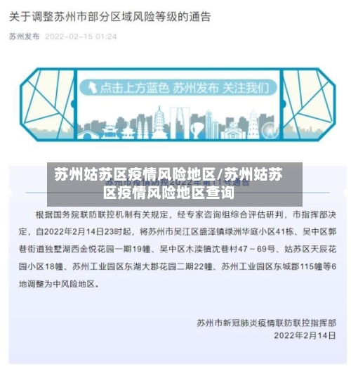 苏州姑苏区疫情风险地区/苏州姑苏区疫情风险地区查询