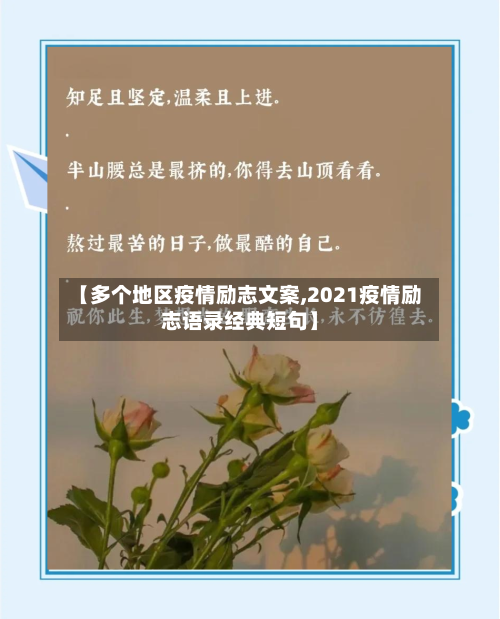 【多个地区疫情励志文案,2021疫情励志语录经典短句】-第2张图片