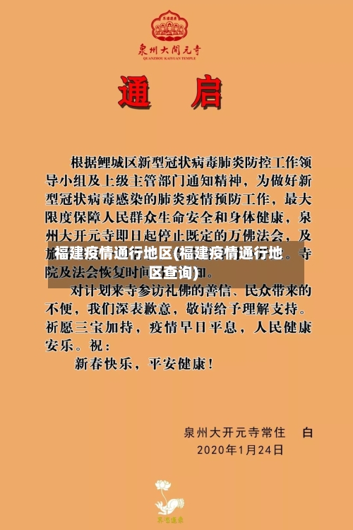 福建疫情通行地区(福建疫情通行地区查询)